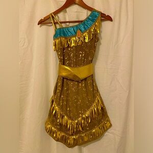 Disney Store Pocahontas Dress Up Costume and Purse size 7/&